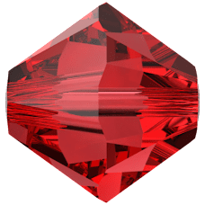 Swarovski Crystal Bead 5328 4mm Light Siam (227)