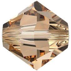 Swarovski Bead 5328 Light Colorado Topaz (246)