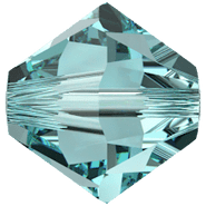 Swarovski Bead 5328  6mm Light Turquoise (263)
