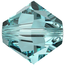 Swarovski Bead 5328  6mm Light Turquoise (263)