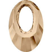 Swarovski Pendant 6040 - 20mm, Crystal Golden Shadow (001 GSHA), 2pcs