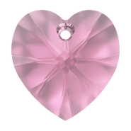 Swarovski Pendant 6228 - 10.3x10mm, Rose (209), 6pcs