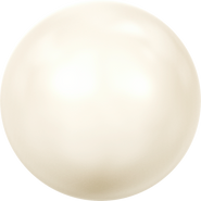 Swar Crystal Pearl 5818 - 10mm, Creamrose (621), Half Drilled, 4pcs