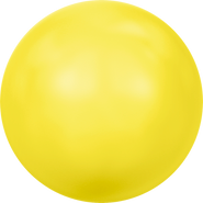Swarovski Crystal Pearl 5818 8mm Crystal Neon Yellow Pearl (001 734) Half-Drilled