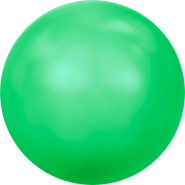 Swarovski Crystal Pearl 5818 8mm Crystal Neon Green Pearl (001 771) Half-Drilled