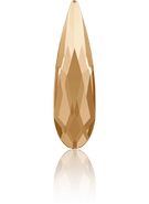 Swarovski Flatback 2304 MM 6,0X 1,7 CRYSTAL GOL.SHADOW F, 360pcs