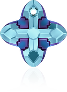 Swarovski Pendant 6868 MM 24,0 AQUAMARINE METBLUEZ, 15pcs