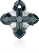 Swarovski Pendant 6868 MM 24,0 GRAPHITE LTCHROMEZ, 15pcs