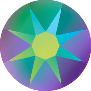 Swarovski Flatback 2088 - ss16, Crystal Scarabaeus Green (001 SCGR) Foiled, No Hotfix, 36pcs