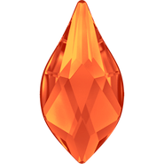 Swarovski Flatback 2205 - 7.5mm, Fireopal Foiled, 6pcs