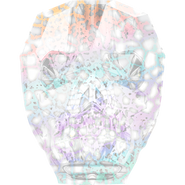 Swarovski Bead 5750 - 19m, Crystal White Patina (001 WHIPA), 1pc