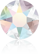 Swarovski Hotfix 2078 - ss30, Crystal Aurore Bareale (001 AB) Foiled, Hotfix, 12pcs