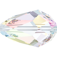 Crystal Bead 5500 - 10.5x7mm, Crystal Aurore Boreale (001 AB), 4pcs