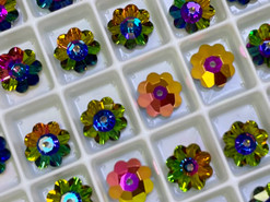 Swarovski Sew-on 3700 - 10mm, Crystal Vitrail Medium (001 VM), 6pcs