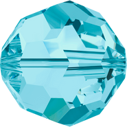Swarovski Bead 5000 - 10mm, Aquamarine (202), 144pcs