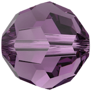 Swarovski Round Bead 5000 Amethyst (204)