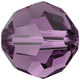 Swarovski Round Bead 5000 Amethyst (204)