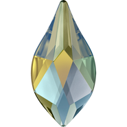 Swarovski Flatback 2205 - 7.5mm, Iridescent Green Foiled (001IRIG), 6pcs
