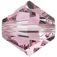 Swarovski Crystal Bead 5328 6mm Light Rose (223)