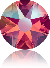 Swarovski Crystal Flatback 2088 Light Siam Shimmer (227 SHIM)