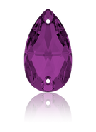 Swarovski 3230 Sew-On 28x17mm Amethyst