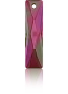 Swarovski Pendant 6465 - 25x7mm, Crystal Volcano (001 VOL), 1pc