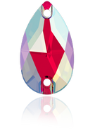 Swarovski Sew-on 3230 - 28x17mm,  Light Siam Shimmer (227 SHIM) Foiled, 1pc