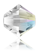 Swarovski Bead 5328   6mm, Crystal Shimmer (001 SHIM), 20pcs