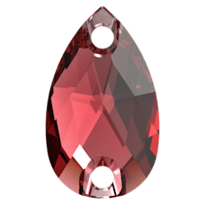 Swarovski Sew On 3230 Scarlet (276) Foiled