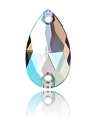 Crystal Sew-On 3230 - 12x7mm, Crystal Shimmer (001 SHIM) Foiled, 4pcs