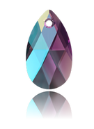 Swarovski Pendant 6106 - 22mm, Amethyst Shimmer (204 SHIM), 2pcs
