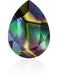 Swarovski Crystal Fancy Stone 4320 18*13mm Crystal Rainbow Dark (001 RABK) Foiled
