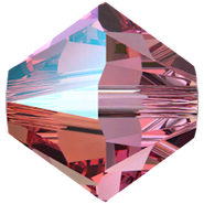 Swarovski Bead 5328 - 6mm, Rose Shimmer (209 SHIM), 20pcs