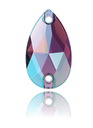 Swarovski Sew On 3230 Amethyst Shimmer (204 SHIM) Foiled