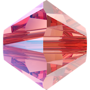 Swarovski Bead 5328 Rose Peach Shimmer (262 SHIM)