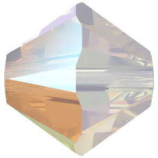 Swarovski Bead 5328 White Opal Shimmer (234 SHIM)
