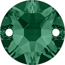 Swarovski Sew-on 3288 10mm Emerald (205) Foiled