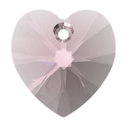 Swarovski Crystal Pendant 6228 18x17.5mm Light Rose (223)