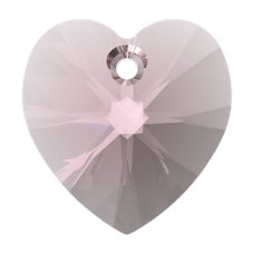 Swarovski Crystal Pendant 6228 18x17.5mm Light Rose (223)