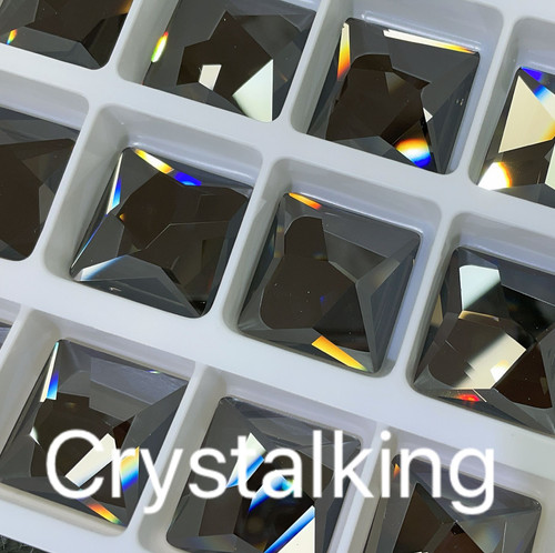 2420 Asymmetric Square, Flatback No Hotfix, Crystal Satin