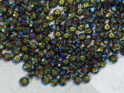 Swarovski Bead 5040 - 4mm, Crystal Iridescent Green 2x (001 IRIG2), 20pcs