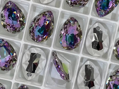 Swarovski Pendant 6433 - 16mm, Crystal Vitrail Light (001 VL), 2pcs