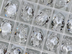 Swarovski Pendant 6433 - 11.5mm, Crystal (001), 4pcs