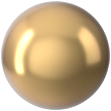 Swarovski Crystal Pearl 5810 5mm Crystal Bright Gold Pearl (001 306)