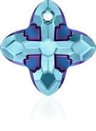 Crystal Pendant 6868 - 14mm, Aquamarine MEBLZ, Unfoiled, 2pcs