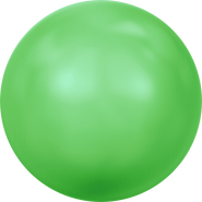 Crystal Pearl 5818 - 8mm, Crystal Neon Green Pearl (001 771), Half-Drilled, 6pcs