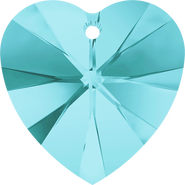 Swarovski Pendant 6228 - 10.3x10mm, Light Turquoise (263), 6pcs