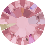 Swarovski Flatback 2058 - ss7, Light Rose Aurore Boreale (223 AB) Foiled, No Hotfix, 48pcs