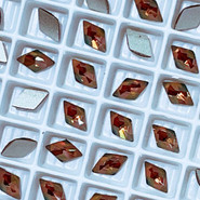 Swarovski Flatback 2709 - 10x6mm, Crystal Copper (001 COP) Foiled, No Hotfix, 4pcs