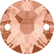 Crystal Sew-on 3288 - 8mm, Light Peach (362) Foiled, 6pcs